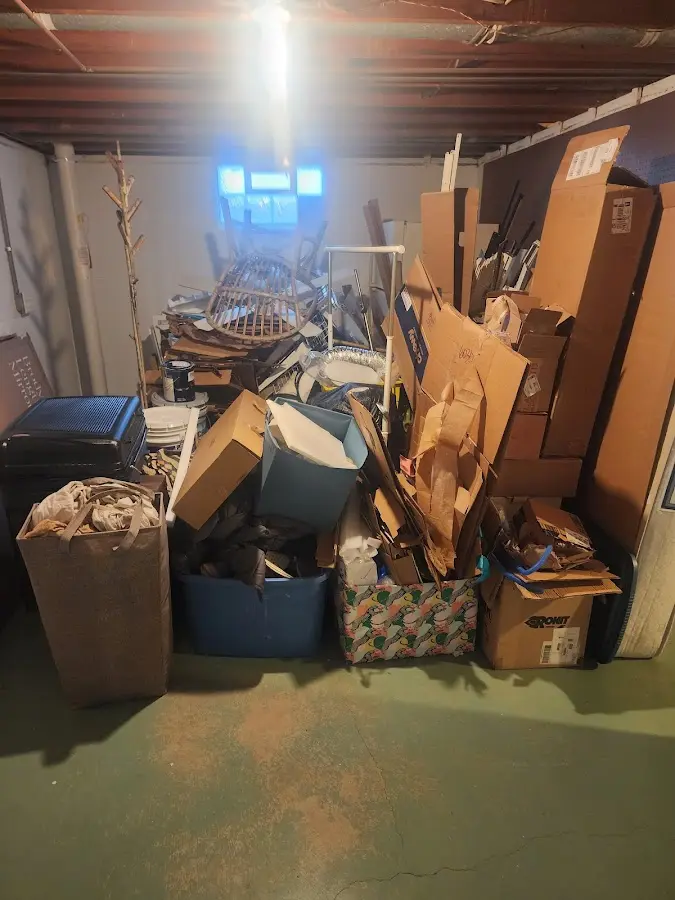 Roll-off dumpster container at job site for Yard Waste Dumpster Rental in Hemet